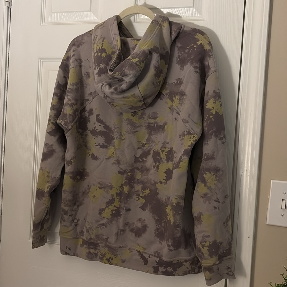 Lululemon All Yours Hoodie Orbital Tie Dye Mauve Grey Multi Size 10 - Picture 7 of 7